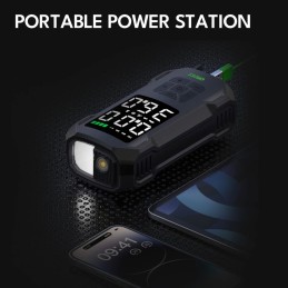 CAROSS Q15 Air Compressor + Powerbank Black