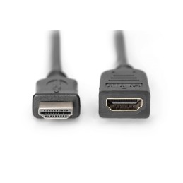 Assmann HDMI High Speed extension cable, type A 2m Black