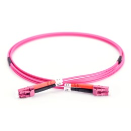 Digitus DK-2533-03-4 száloptikás kábel 3 M LC I-VH OM4 Violet