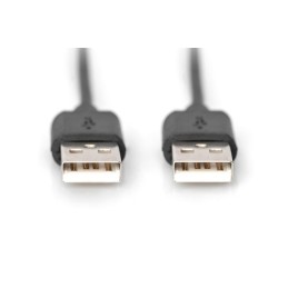 Assmann USB connection cable, type A 1m Black