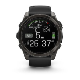 Garmin fenix 8 51mm AMOLED Sapphire with Black/Carbon Silicone Band