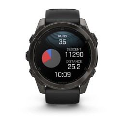 Garmin fenix 8 51mm AMOLED Sapphire with Black/Carbon Silicone Band