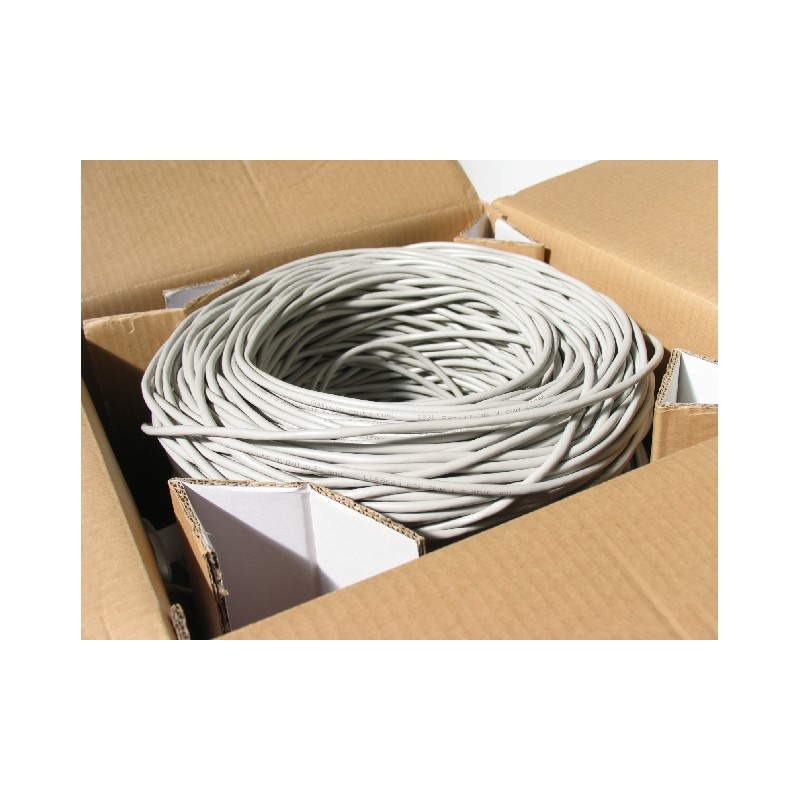 Delight CAT5e U-UTP Installation cable 305m Grey