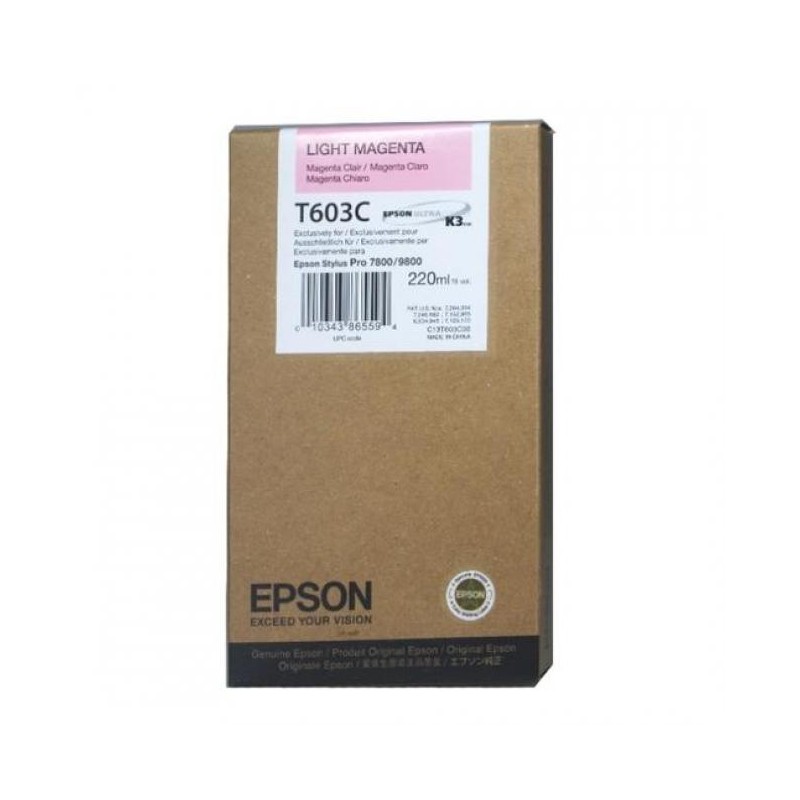 Epson T603C világos magenta eredeti tintapatron