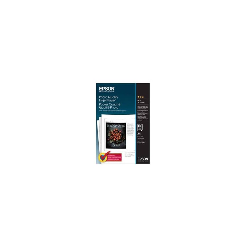 Epson S041061 fényképminőségű eredeti fotópapír (A4, 100 lap, 104g)