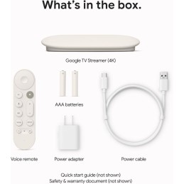 Google TV Streamer (4K) (2024) White