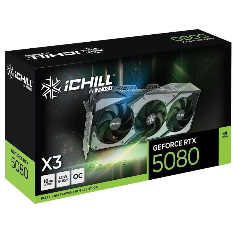 Inno3D GeForce RTX5080 16GB GDDR7 iChill X3 V2