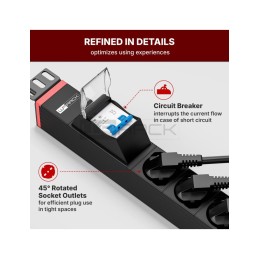 WP WPN-PDU-G02-12 19" PDU/elosztósor 12x Schuko aljzat