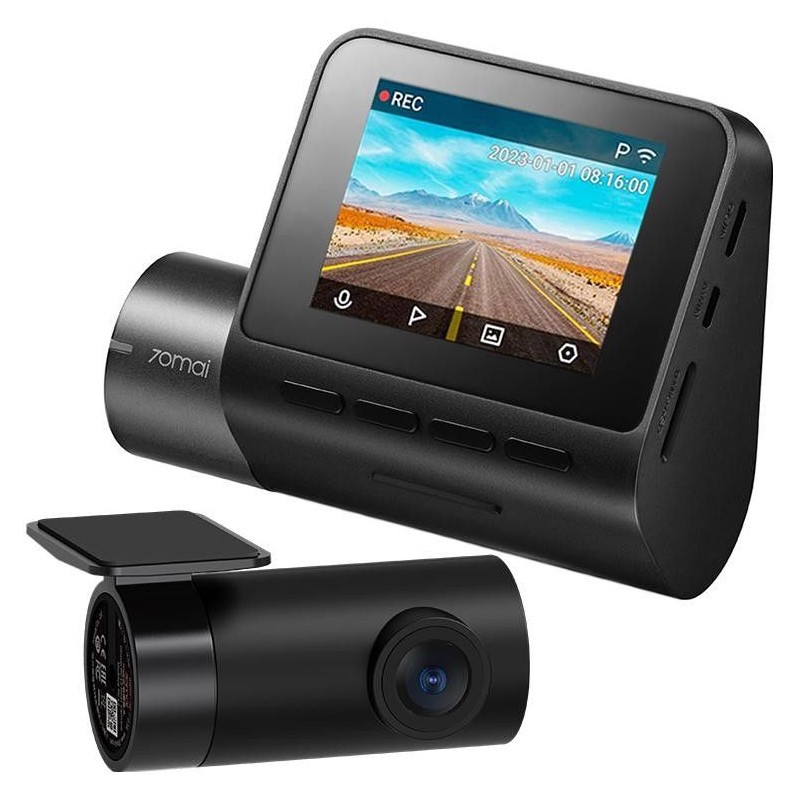 Xiaomi 70mai Dash Cam A200 + RC11 Rear Camera Black