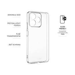 FIXED TPU gél tok Realme C53-hoz, átlátszó