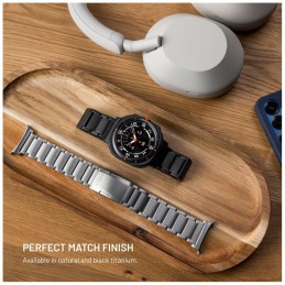 FIXED Titán óraszíj Garmin QuickFit 26mm okosórához, fekete