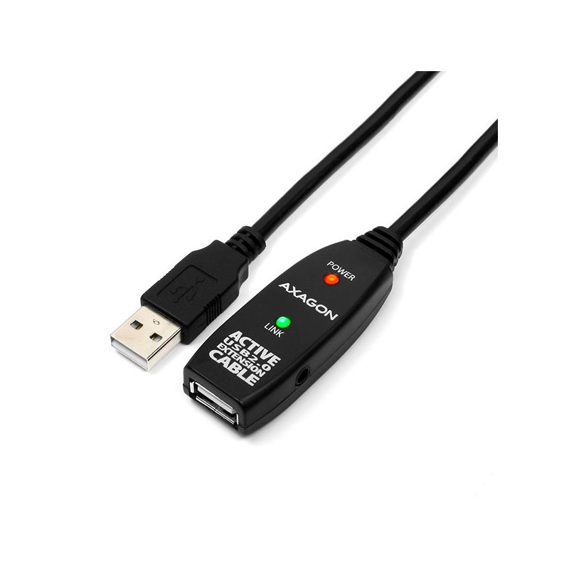 AXAGON ADR-205 USB Repeater cable 5m Black
