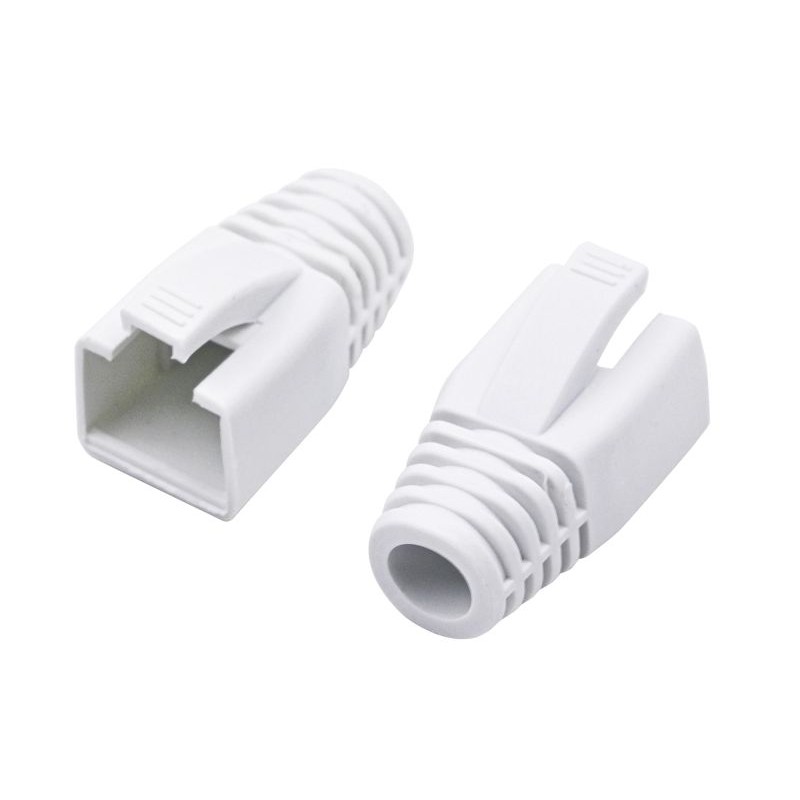 Nestron Törésgátló RJ45 csatlakozóhoz 10 db/csomag fehér