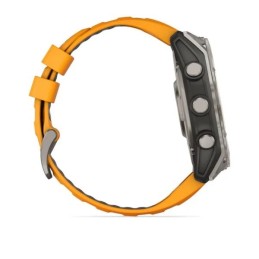 Garmin fenix 8 51mm AMOLED Sapphire with Orange/Graphite Silicone Band