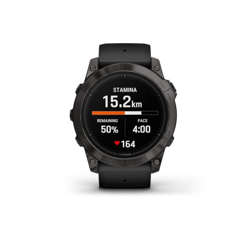 Garmin Epix Pro Gen 2 Sapphire Edition 51mm Carbon Gray DLC Titanium with Black Band