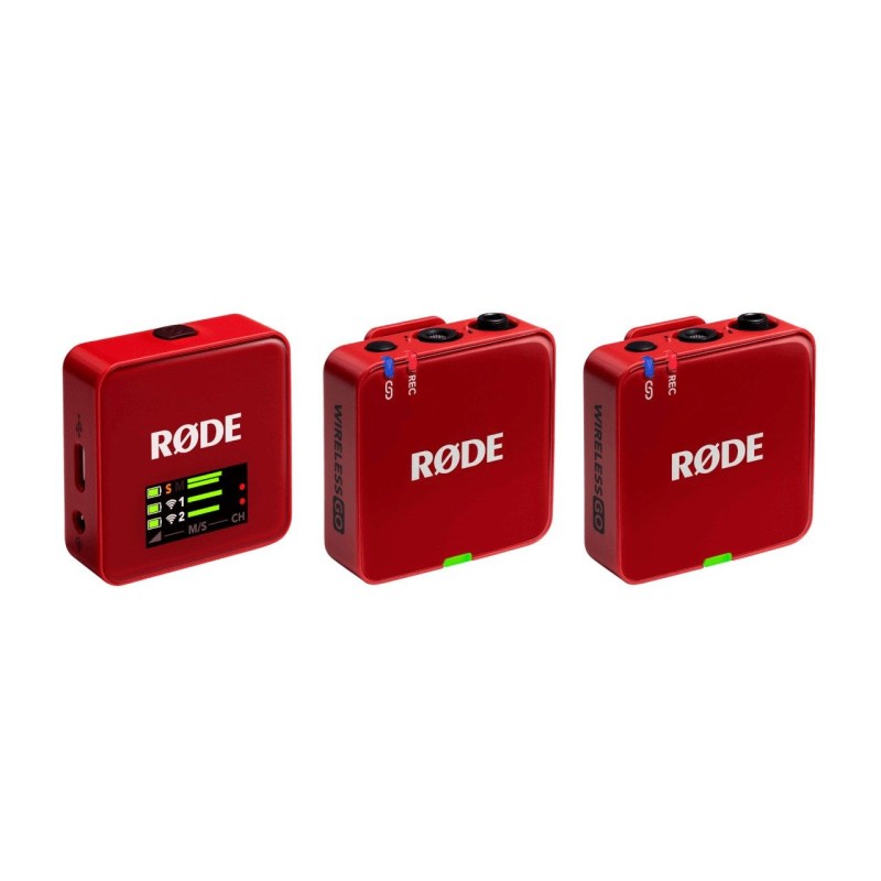 Rode Wireless GO III Compact Wireless Microphone System Red