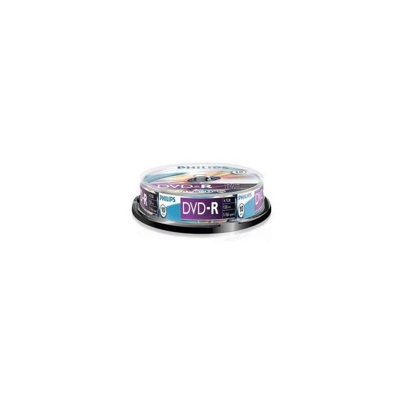 Philips DVD-R 4,7Gb 16x Hengeres 10db/csomag (10-es címke)