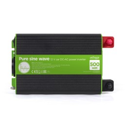 Gembird Energenie 12V Pure sine Wave Car DC-AC Power Inverter 500W