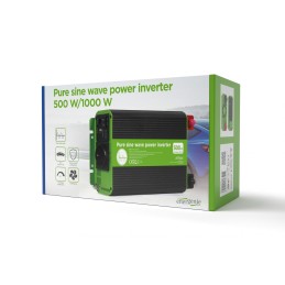Gembird Energenie 12V Pure sine Wave Car DC-AC Power Inverter 500W