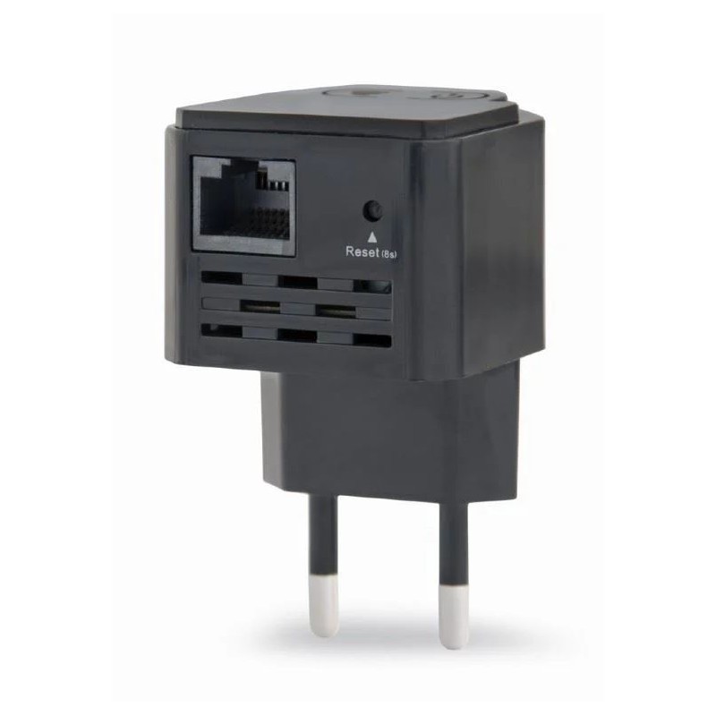 Gembird  WNP-RP300-03-BK Wi-Fi repeater 300 Mbps Range Extender Black