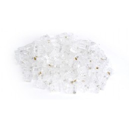 Gembird RJ11/MP-6P4C/100 Modular plug (15u") 100 pcs per polybag