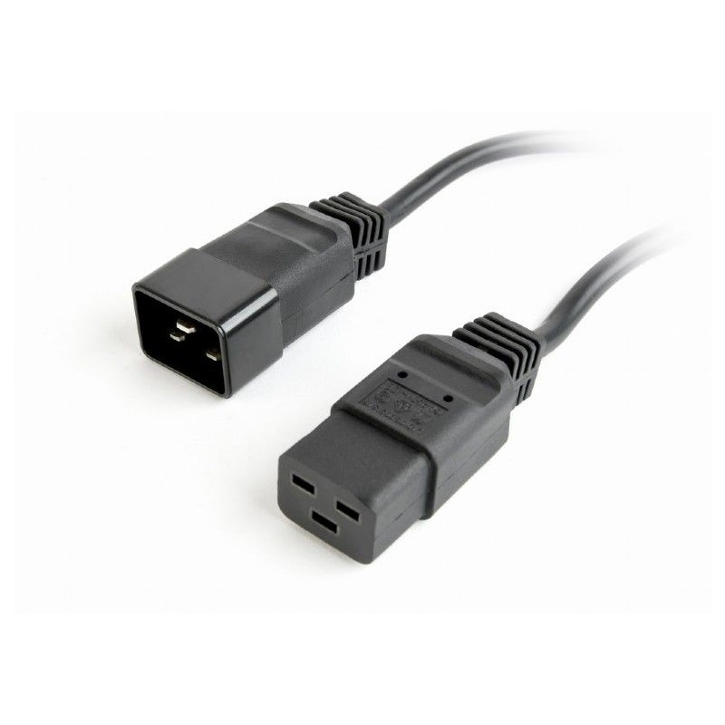 Gembird PC-189-C19 Power cord (C19 to C20) 1.5m Black