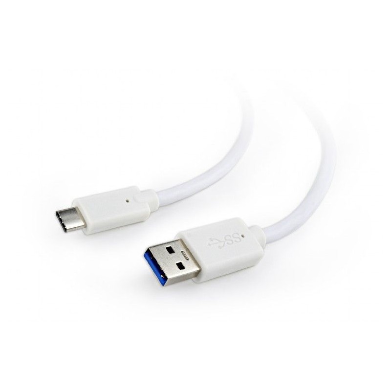 Gembird CCP-USB3-AMCM-1M-W USB3.0 AM to Type-C cable 1m White