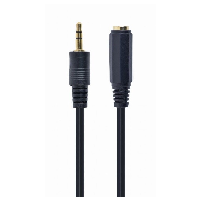 Gembird CCA-421S-5M audio cable JACK 3.5mm M/JACK 3.5mm F 5m Black
