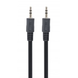 Gembird 2x 3,5 jack Audio 2m Black