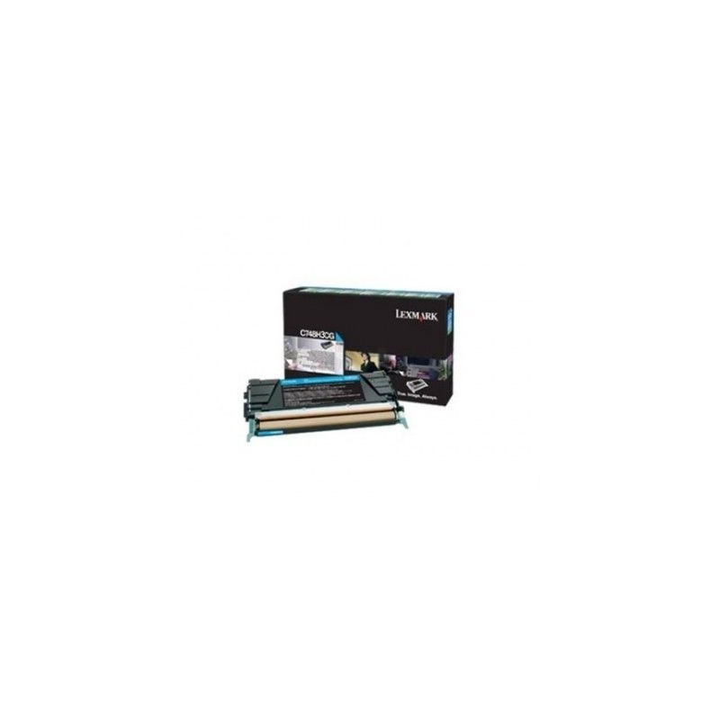 Lexmark [C74x] C748H3CG kék eredeti toner High Corporate