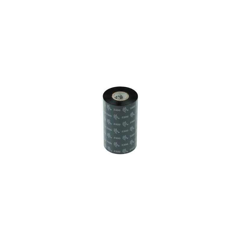 Zebra Z2300 fekete eredeti viaszos címkeszalag csomag (12db, 131mm x 450m ,02300BK13145)