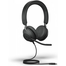 Jabra Evolve2 40 SE USB-C MS Stereo Headset Black