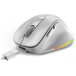 Genius Ergo 9000S Pro Wireless mouse Pearl White