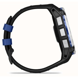 Garmin Instinct 3 50mm Solar Whitestone with Black/Bolt Blue Band