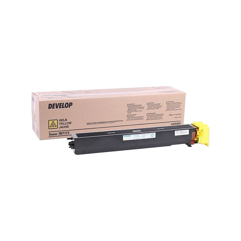 Develop ineo+ 654 [TN711Y] sárga eredeti toner (A3VU2D0)