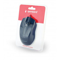 Gembird MUS-3B-01 optical mouse Black