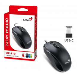 Genius DX-110 Mouse Black Type-C