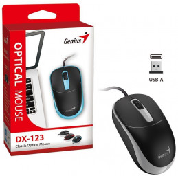 Genius DX-123 Wired Mouse Black/Grey