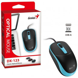 Genius DX-123 Wired Mouse Black/Blue