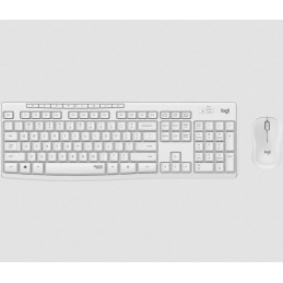 Logitech MK295 Silent wireless keyboard +mouse White HU