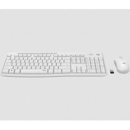Logitech MK295 Silent wireless keyboard +mouse White HU