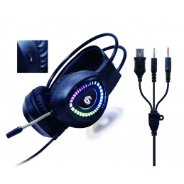Gembird GGS-UMGL4-01-HU Phantom 4-in-1 Backlight Gaming kit Black HU