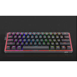 Redragon Fizz Pro black, wired&2.4G&BT Mechanical Keyboard, RGB, brown switch Black HU