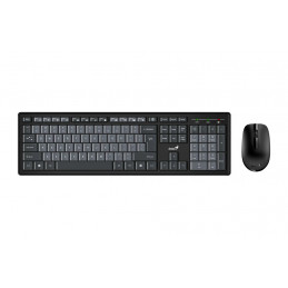 Genius Smart KM-8200 Dual Color Wireless Combo billentyűzet + egér Black/Grey HU