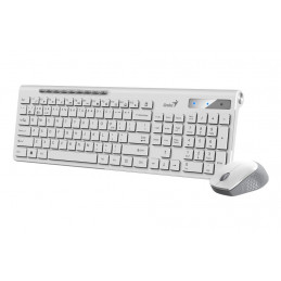 Genius SlimStar 8230 Wireless Bluetooth Keyboard Combo White HU