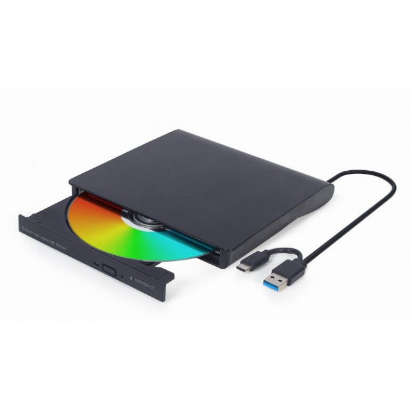 Gembird DVD-USB-031 Slim DVD-Writer Black BOX
