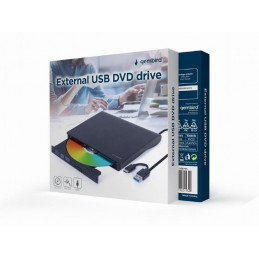 Gembird DVD-USB-031 Slim DVD-Writer Black BOX