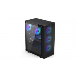 Endorfy Ventum 200 ARGB Tempered Glass Black