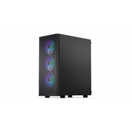 Endorfy Ventum 200 ARGB Tempered Glass Black