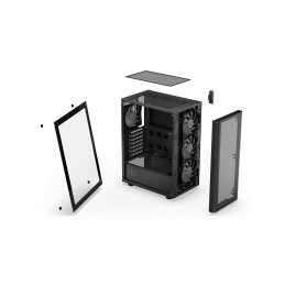 Endorfy Ventum 200 ARGB Tempered Glass Black